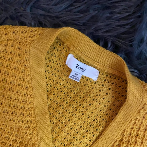 zoey | Sweaters | Yellow Cardigan 